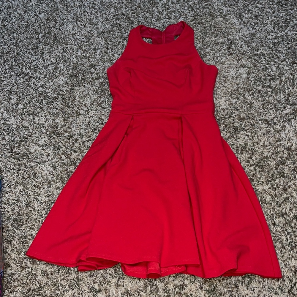 Red dress